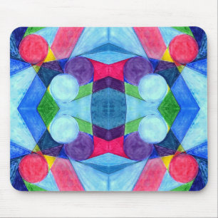 Alfombrilla De Ratón Mousepad de esquitmos geométricos