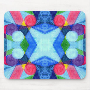 Alfombrilla De Ratón Mousepad de esquitmos geométricos
