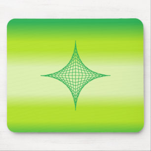 Alfombrilla De Ratón Mousepad de Estrella Verde