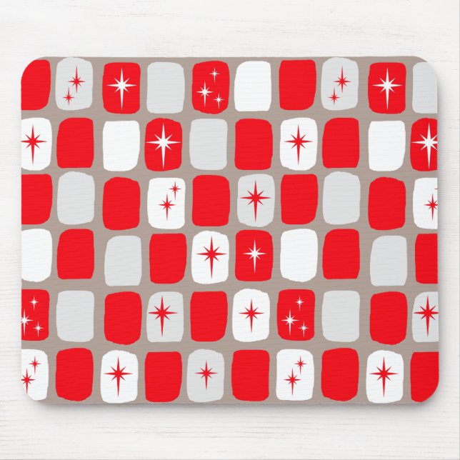 Alfombrilla De Ratón Mousepad de estrenos rojos retro (Frente)