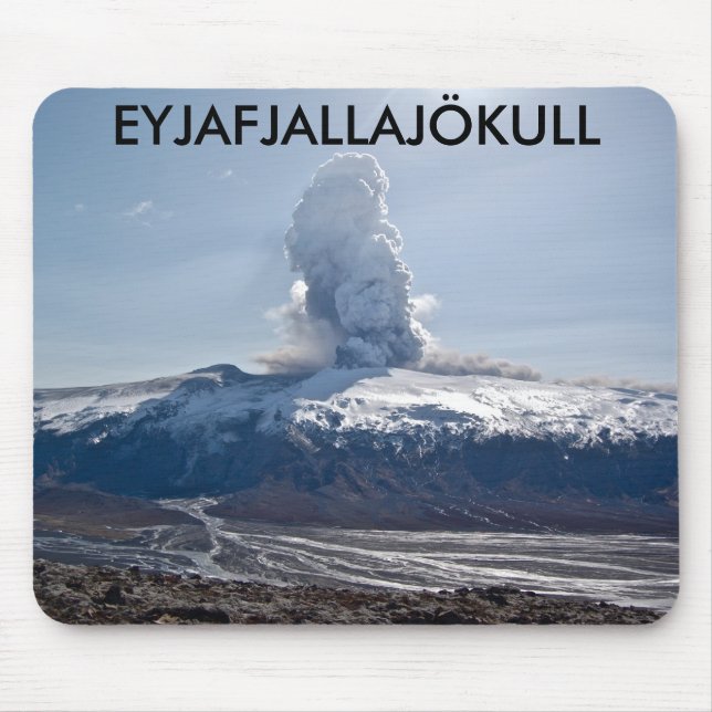 Alfombrilla De Ratón Mousepad de Eyjafjallajokull (Frente)