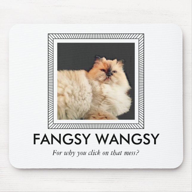 Alfombrilla De Ratón Mousepad de Fangsy (Frente)