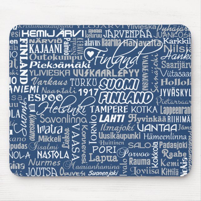 Alfombrilla De Ratón Mousepad de Finlandia (Frente)