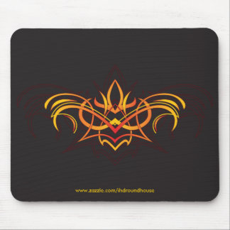 Alfombrilla De Ratón Mousepad de Fireflower de la tela a rayas