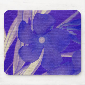 Alfombrilla De Ratón Mousepad de flor azul morado
