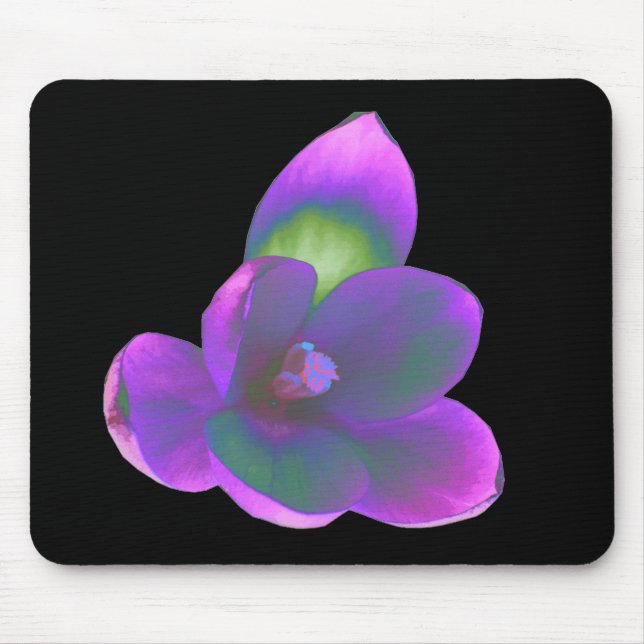 Alfombrilla De Ratón Mousepad de flor de croco de belleza mística (Frente)