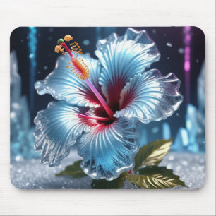 Alfombrilla De Ratón Mousepad de flor de hielo de invierno