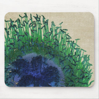 Alfombrilla De Ratón Mousepad de flor de pavo real