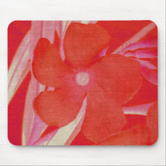 Alfombrilla De Ratón Mousepad de flor rojo