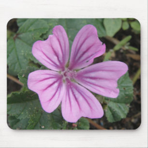 Alfombrilla De Ratón Mousepad de flor violeta de bonito