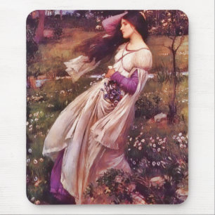 Alfombrilla De Ratón Mousepad de flores de vientos