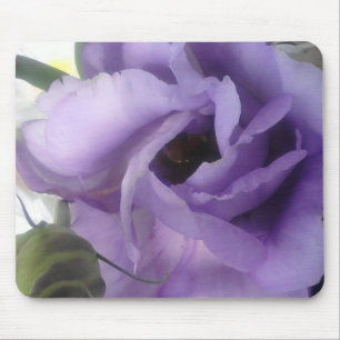Alfombrilla De Ratón Mousepad de flores moradas