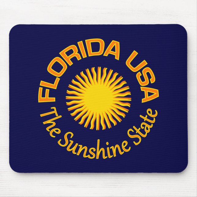 Alfombrilla De Ratón Mousepad de Florida USA (Frente)