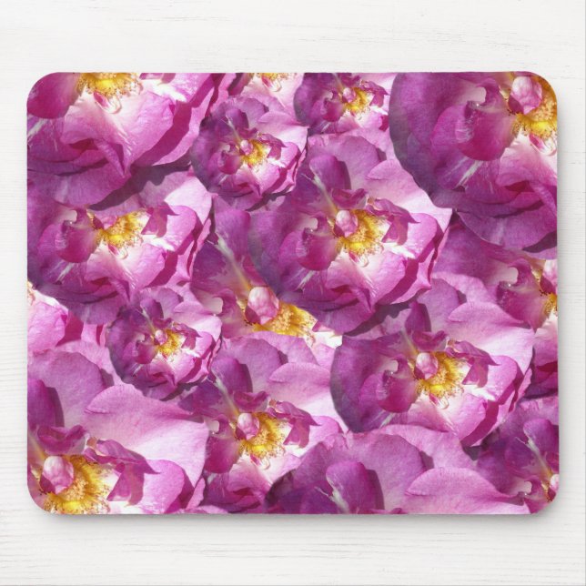 Alfombrilla De Ratón Mousepad de fotos de rosas rosas rosas rosas (Frente)