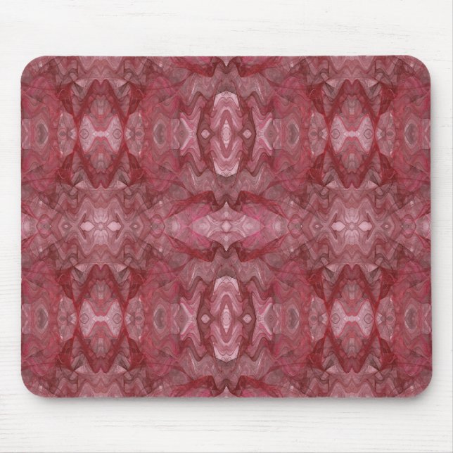 Alfombrilla De Ratón Mousepad de Fractal Rojo (Frente)
