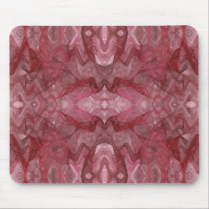 Alfombrilla De Ratón Mousepad de Fractal Rojo
