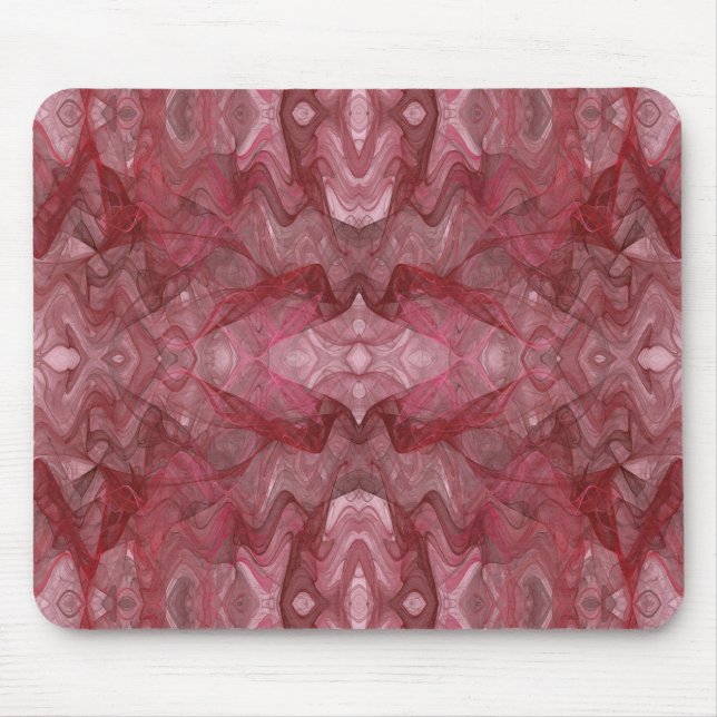 Alfombrilla De Ratón Mousepad de Fractal Rojo (Frente)
