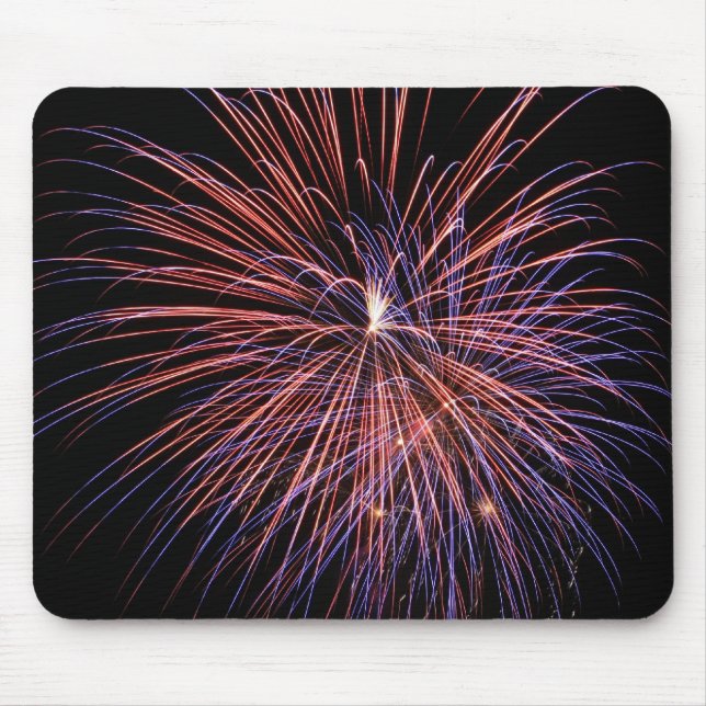 Alfombrilla De Ratón Mousepad de fuegos artificiales (Frente)