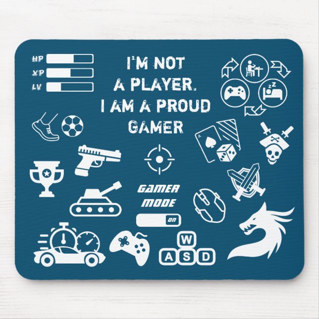 Alfombrilla De Ratón Mousepad de Gamer (Frente)
