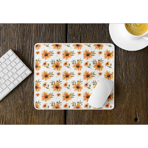 Alfombrilla De Ratón Mousepad de girasol brillante