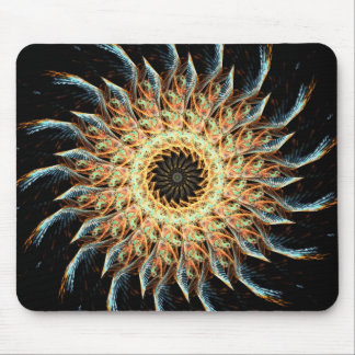 Alfombrilla De Ratón Mousepad de girasol fractal