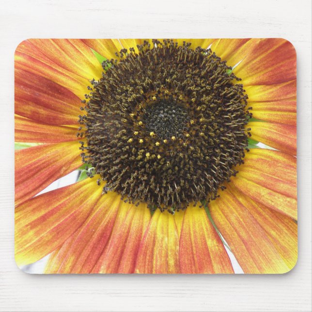 Alfombrilla De Ratón Mousepad de girasol naranja (Frente)