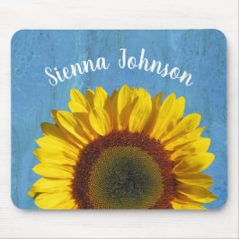 Alfombrilla De Ratón Mousepad de girasol personalizado