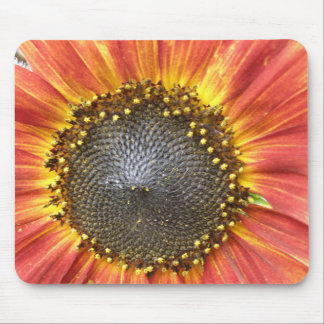 Alfombrilla De Ratón Mousepad de girasol rojo y amarillo
