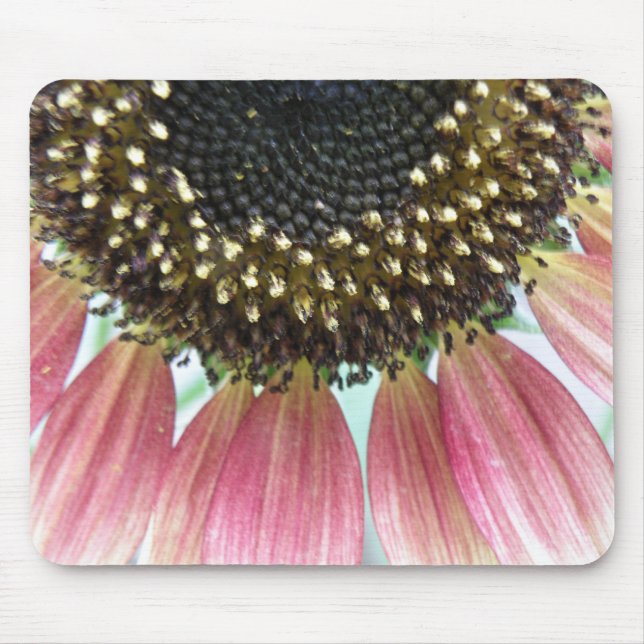 Alfombrilla De Ratón Mousepad de girasol rosa (Frente)