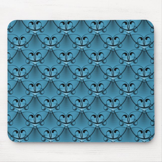 Alfombrilla De Ratón Mousepad de Glam Blue Light (Frente)