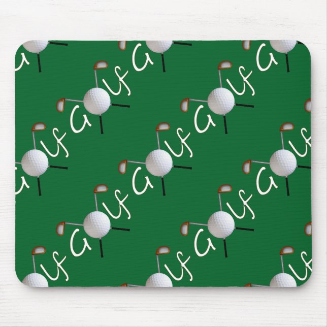 Alfombrilla De Ratón Mousepad de golf en mosaico (Frente)