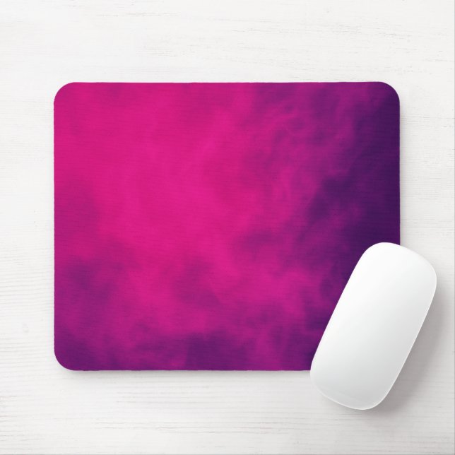 Alfombrilla De Ratón Mousepad de gradiente rosado neón - Personalizable (Con ratón)