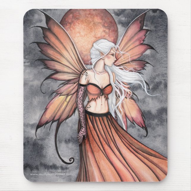 Alfombrilla De Ratón Mousepad de hadas de otoño de oro (Frente)