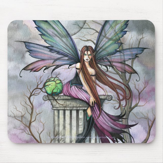 Alfombrilla De Ratón Mousepad de hadas góticas de Molly Harrison (Frente)
