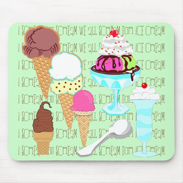 Alfombrilla De Ratón Mousepad de helado (Frente)