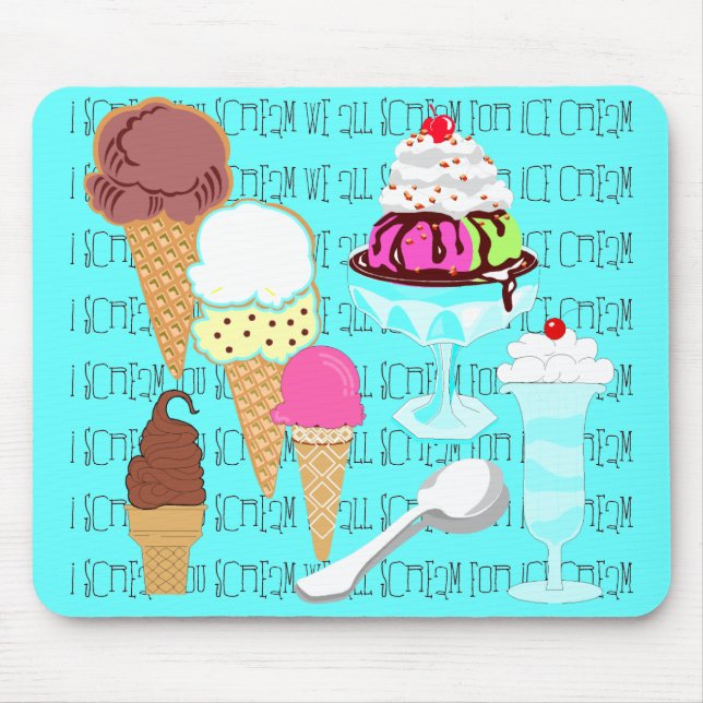 Alfombrilla De Ratón Mousepad de helado (Frente)