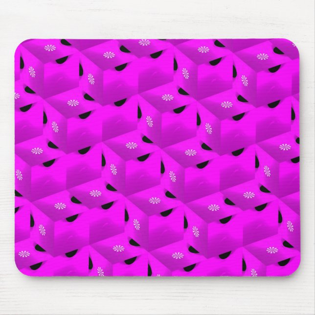 Alfombrilla De Ratón Mousepad de hielo rosado (Frente)