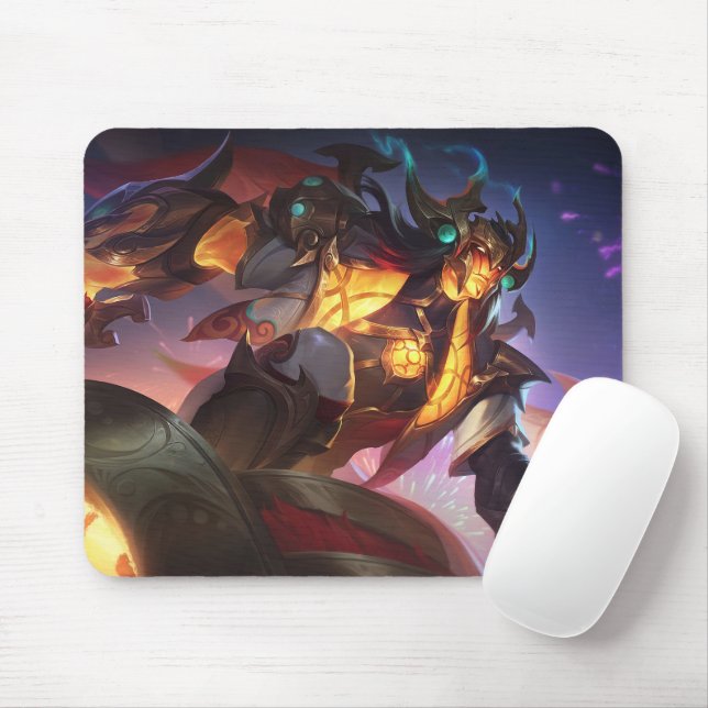 Alfombrilla De Ratón Mousepad de hoja Darkin | Personalizable Mousepad (Con ratón)