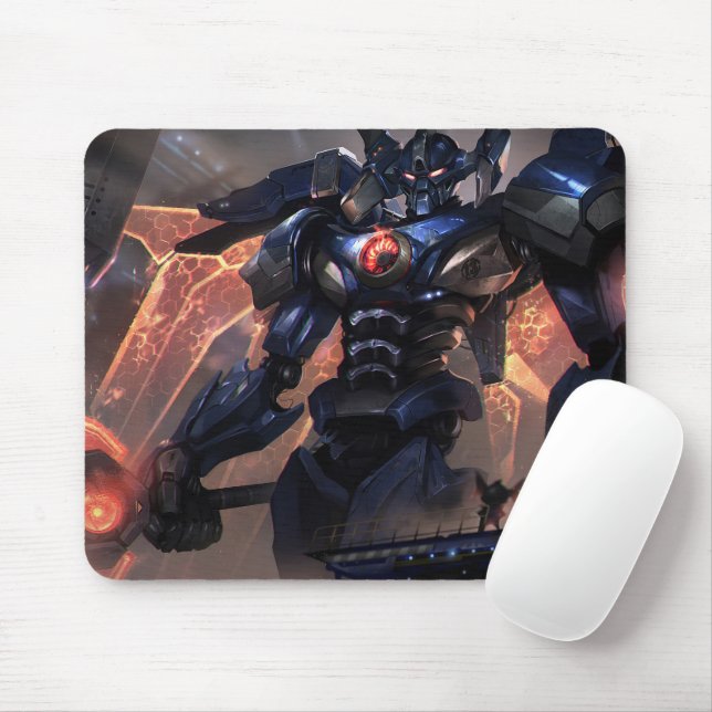 Alfombrilla De Ratón Mousepad de hoja Darkin | Personalizable Mousepad (Con ratón)