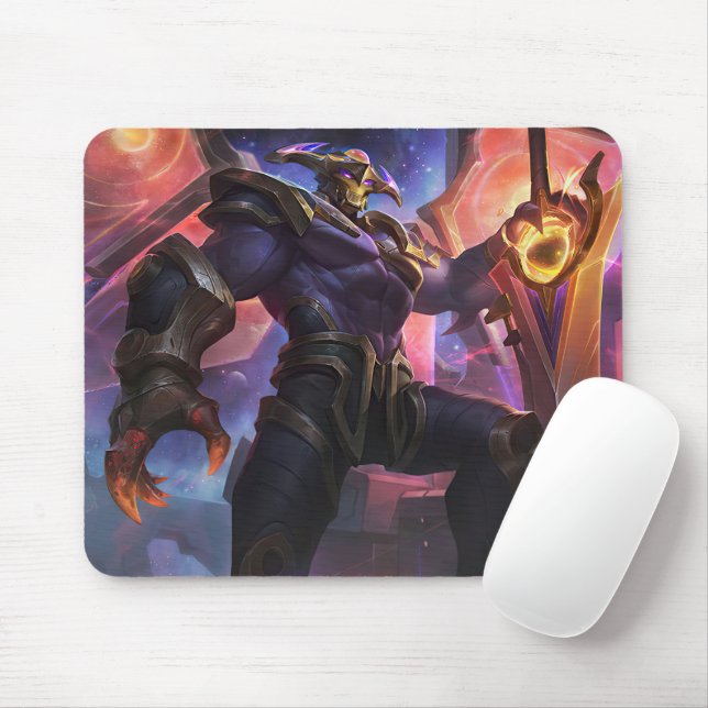 Alfombrilla De Ratón Mousepad de hoja Darkin | Personalizable Mousepad (Con ratón)