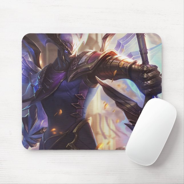 Alfombrilla De Ratón Mousepad de hoja Darkin | Personalizable Mousepad (Con ratón)