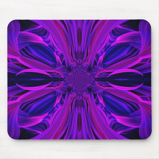 Alfombrilla De Ratón Mousepad de hojas moradas (Frente)