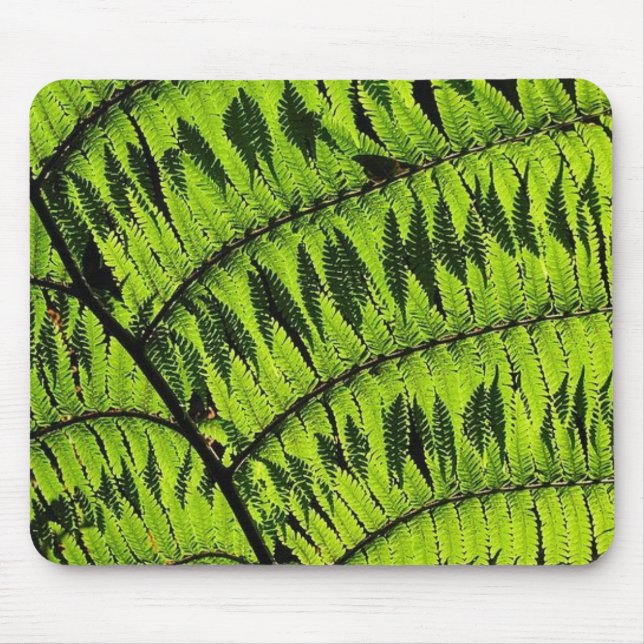 Alfombrilla De Ratón Mousepad de hojas verdes (Frente)