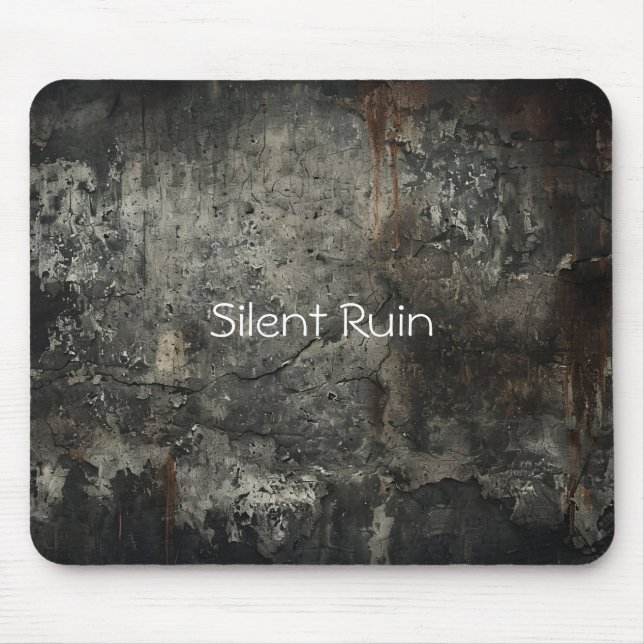 Alfombrilla De Ratón Mousepad de hormigón oscuro (Frente)