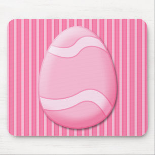 Alfombrilla De Ratón Mousepad de Huevo de Pascua (rosa)