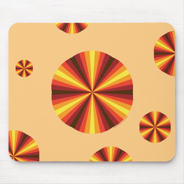 Alfombrilla De Ratón Mousepad de ilusión de otoño (Frente)
