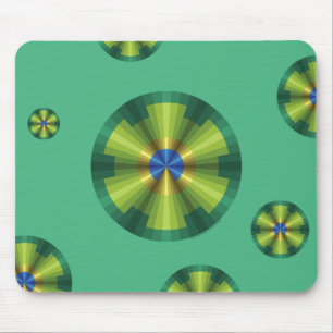 Alfombrilla De Ratón Mousepad de ilusión de pavo real