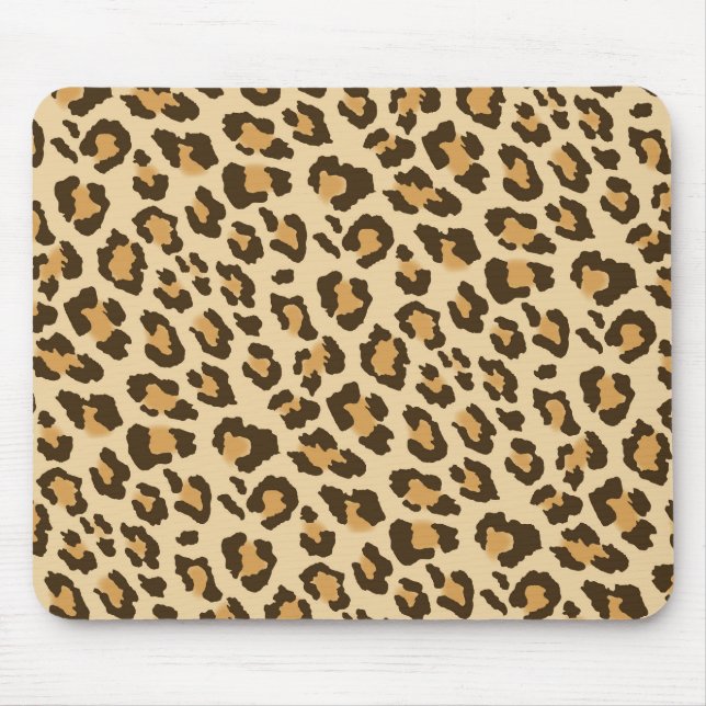 Alfombrilla De Ratón Mousepad de impresión de leopardo (Frente)