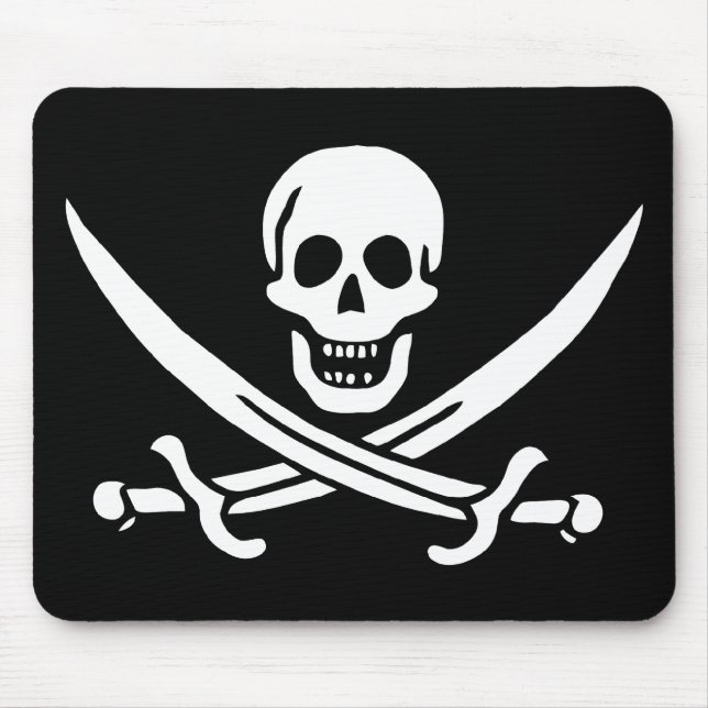 Alfombrilla De Ratón Mousepad de Jack Rackham (imagen grande) (Frente)