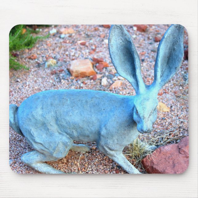 Alfombrilla De Ratón mousepad de jackrabbit afortunado (Frente)